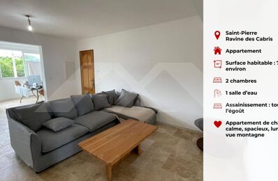 appartement 3 pièces 70 m2 à vendre à Saint-Pierre (97410)