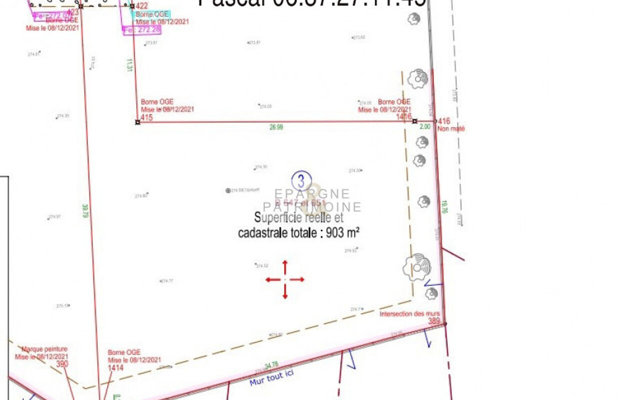 terrain  pièces 837 m2 à vendre à Satolas-Et-Bonce (38290)