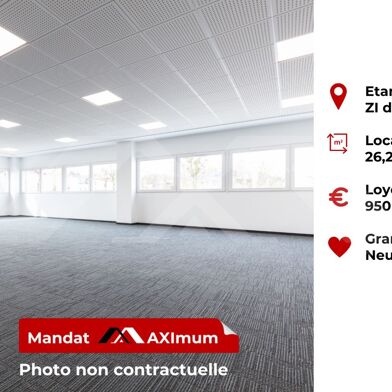 Commerce 1 pièce 26 m²