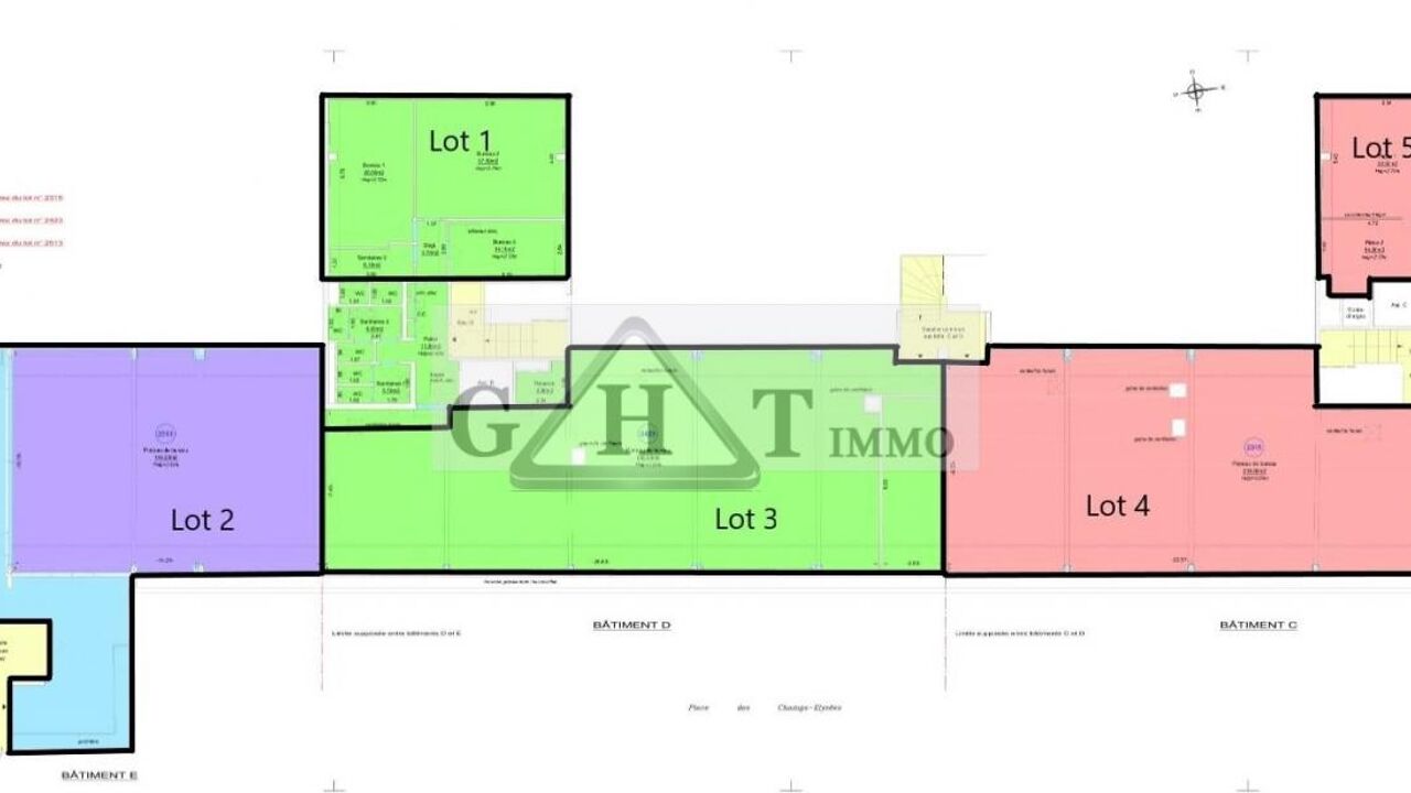 bureau  pièces 840 m2 à vendre à Évry (91000)