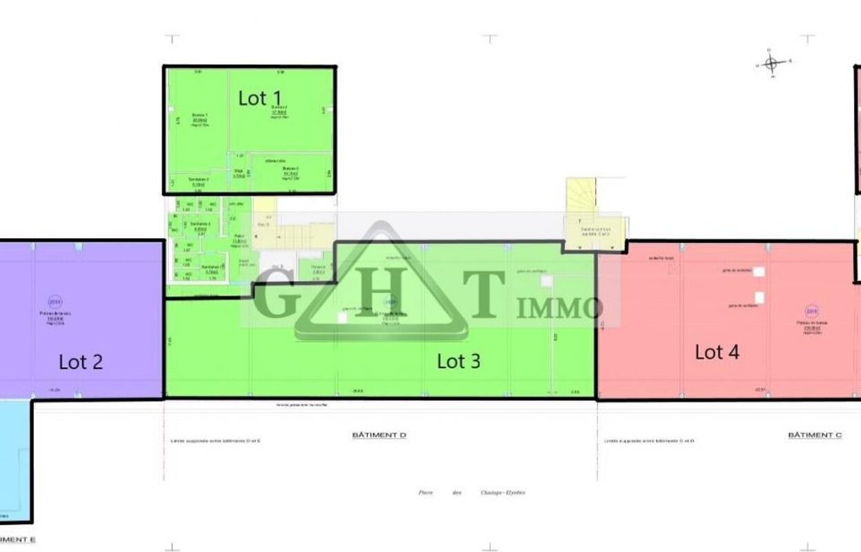 bureau  pièces 840 m2 à vendre à Évry (91000)