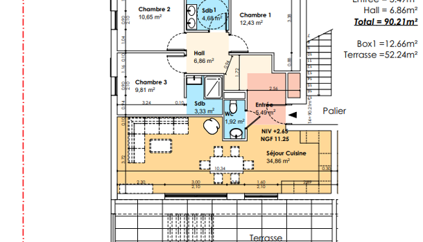 Appartement 4 pièces  à vendre Saint-Cyr-sur-Mer 83270