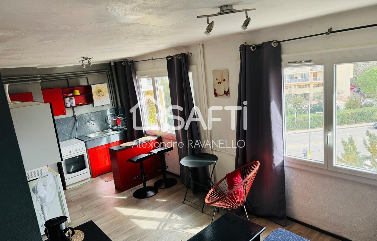 appartement 1 pièces 35 m2 à vendre à Toulon (83100)