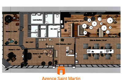 location bureau 630 € CC /mois à proximité de Saint-Martin-sur-Lavezon (07400)