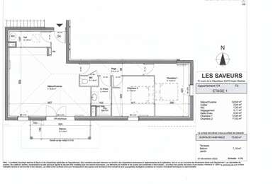 Appartement 3 pièces 394784 €