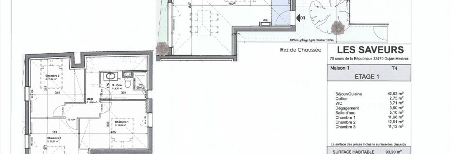 Maison 4 Pièces 93 m² à vendre à Gujan-Mestras (33470)