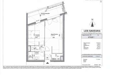Appartement 2 pièces 208000 €