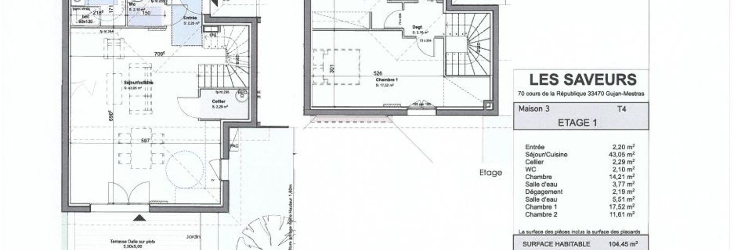 Maison 4 Pièces 104 m² à vendre à Gujan-Mestras (33470)