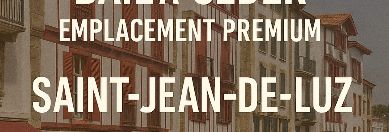 Commerce 1 Pièce 32 m² à louer à Saint-Jean-de-Luz (64500)