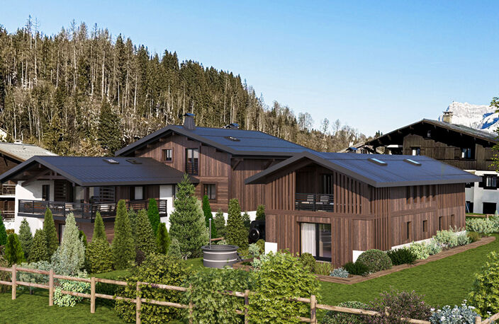 MEGEVE, chalet 180 m² sur terrain 597 m². — photo 2