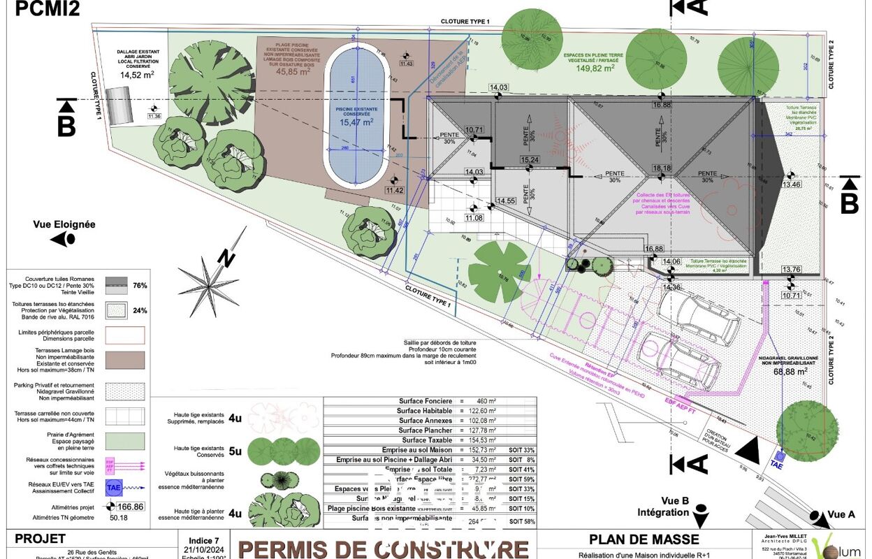 terrain  pièces 460 m2 à vendre à Villeneuve-Lès-Maguelone (34750)