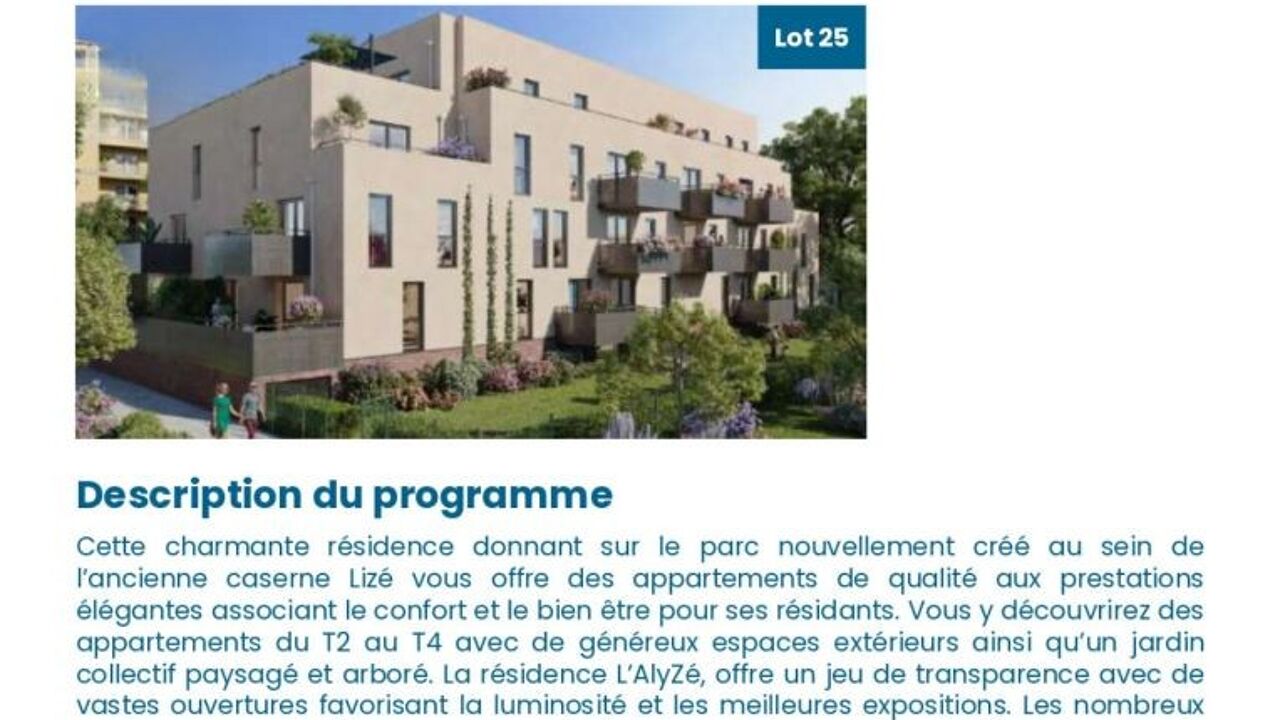 appartement 3 pièces 51 m2 à vendre à Montigny-Lès-Metz (57950)