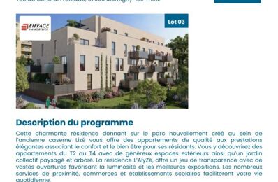 vente appartement 229 000 € à proximité de Montoy-Flanville (57645)