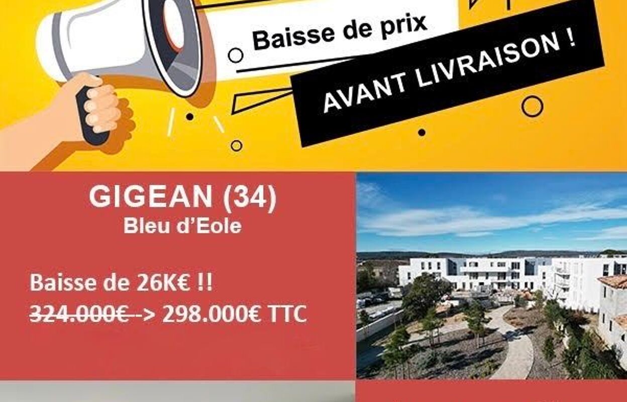 appartement 4 pièces 82 m2 à vendre à Gigean (34770)