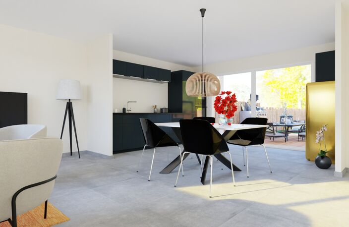 Maison neuve avec 3 chambres de plain-pied sur un terrain plat proche de Saint-Etienne. — photo 2