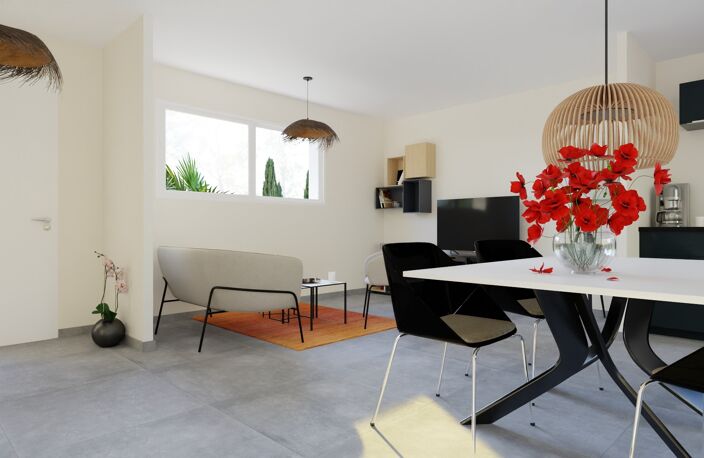 Maison neuve avec 3 chambres de plain-pied sur un terrain plat proche de Saint-Etienne. — photo 3