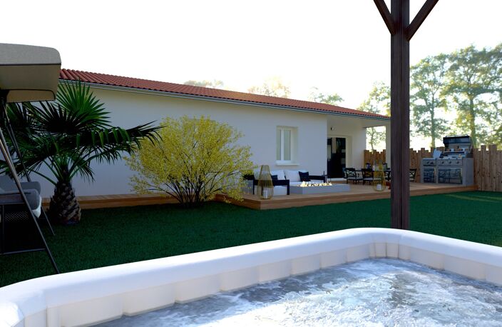 Maison neuve avec 3 chambres de plain-pied sur un terrain plat proche de Saint-Etienne. — photo 4