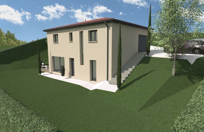 Maison neuve 3 chambres à Saint Victor Sur Loire (proche Saint Etienne, Loire), sur très beau terrain viabilisé de 629m². — photo 5