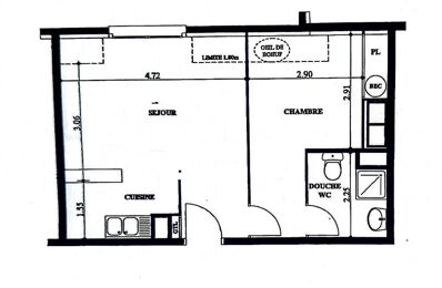 appartement 2 pièces 41 m2 à vendre à Corbeil-Essonnes (91100)