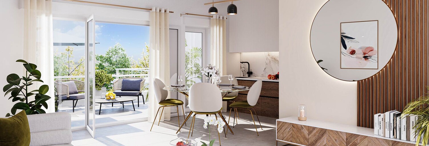 Appartement neuf T2, T3, T4 Pièce 40 à 78 m² à vendre à Saint-Fargeau-Ponthierry (77310)
