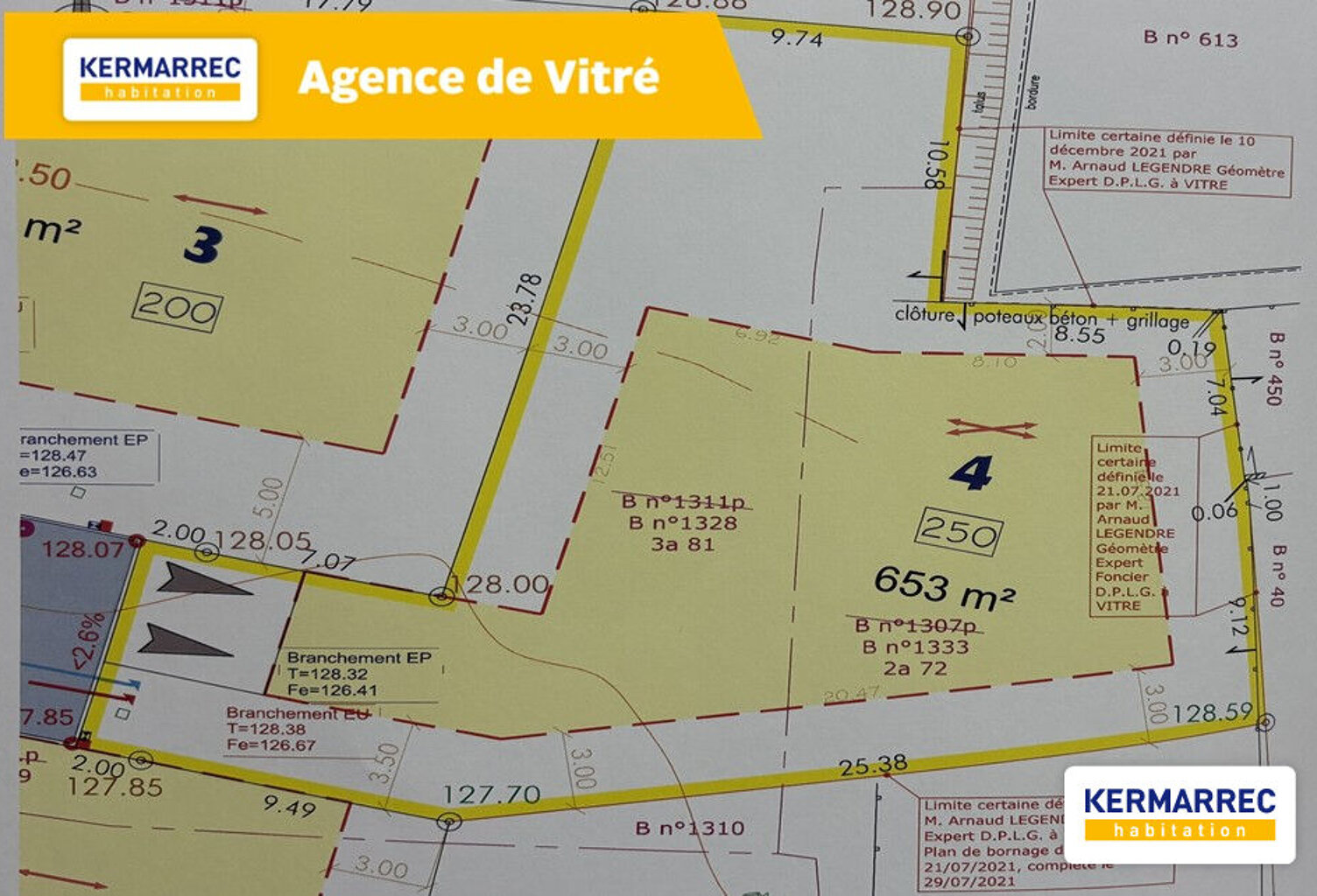 A VENDRE Terrain Constructible Viabilisé de 653 m² à Mondevert - 66 076  HAI — photo 1