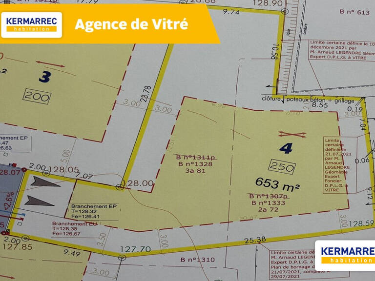 A VENDRE Terrain Constructible Viabilisé de 653 m² à Mondevert - 66 076  HAI — photo 1