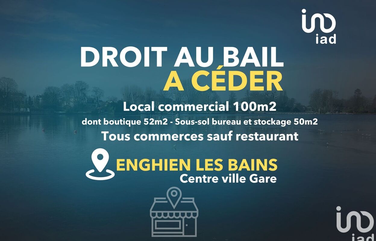 commerce  pièces 100 m2 à vendre à Enghien-les-Bains (95880)