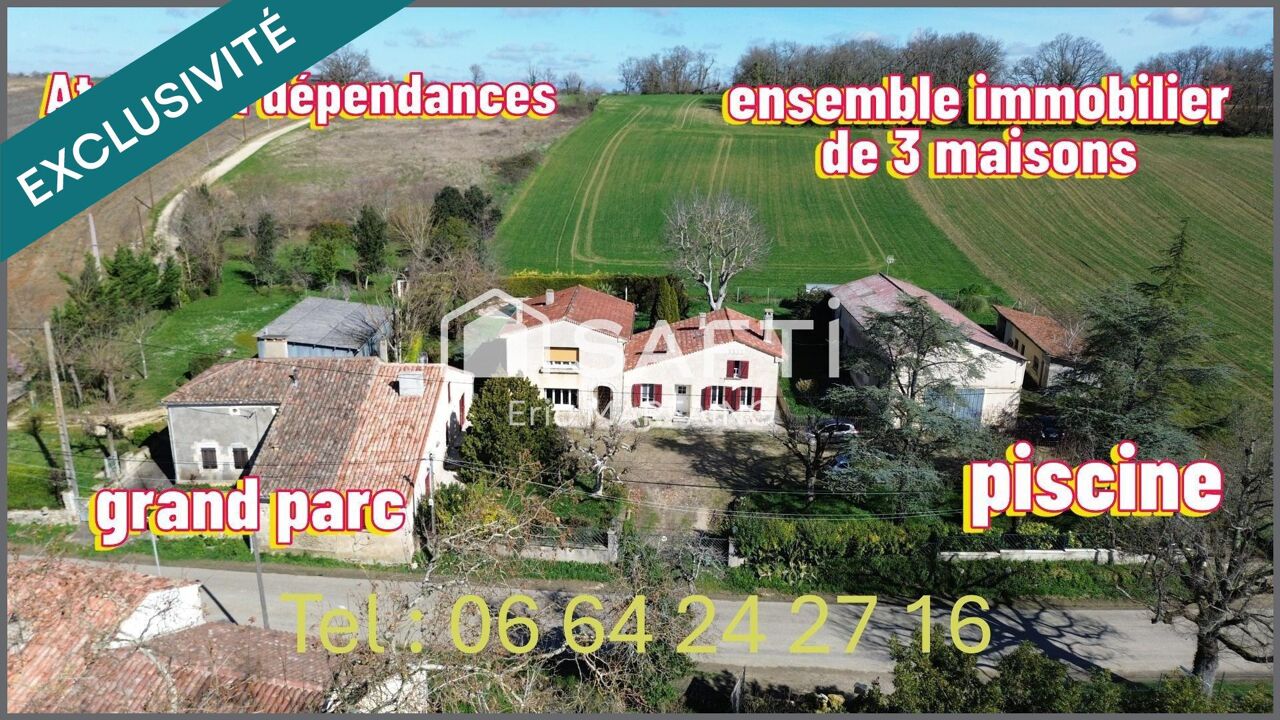 maison 12 pièces 277 m2 à vendre à Castelnau-sur-l'Auvignon (32100)