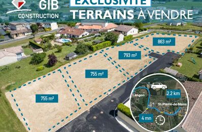 construire terrain 112 000 € à proximité de Saint-Pardon-de-Conques (33210)