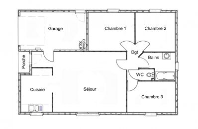 maison 4 pièces 77 m2 à vendre à Mauléon (79700)