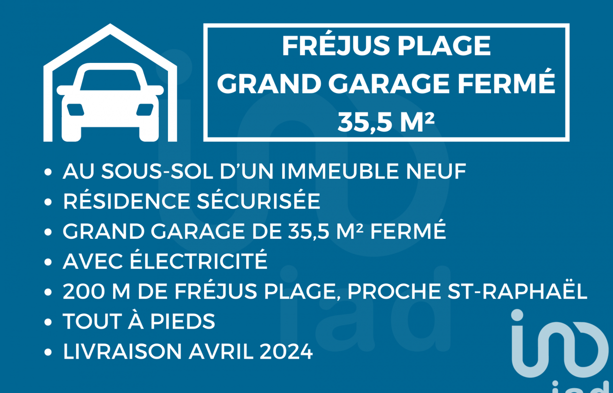 garage  pièces 36 m2 à vendre à Fréjus (83600)