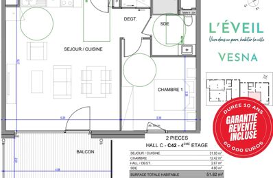 vente appartement 405 000 € à proximité de Villy-le-Pelloux (74350)