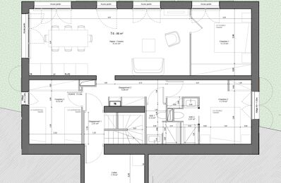 appartement 4 pièces 86 m2 à vendre à Peisey-Nancroix (73210)