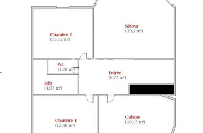 appartement 3 pièces 69 m2 à vendre à Nanterre (92000)