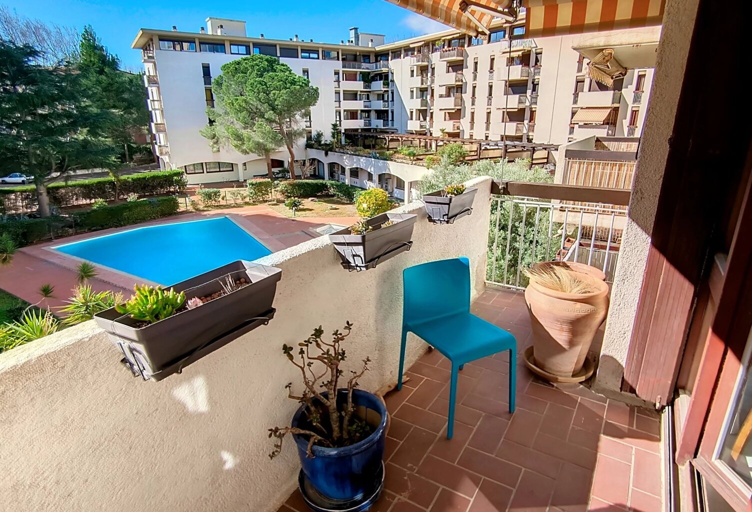 PERPIGNAN LAS COBAS, Résidence avec piscine T3/4 TERRASSE PARKING — photo 1
