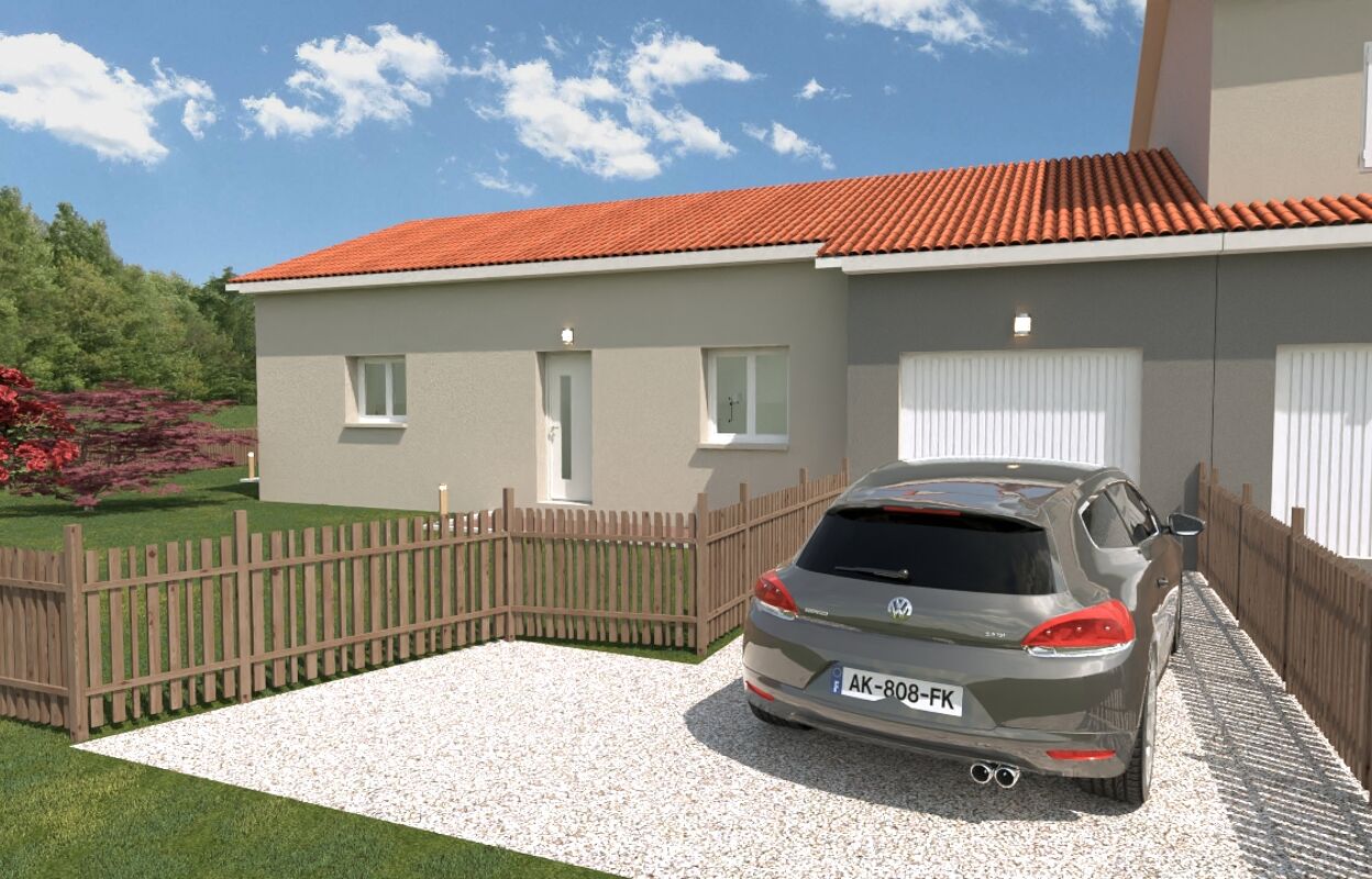 maison 90 m2 à construire à Longessaigne (69770)