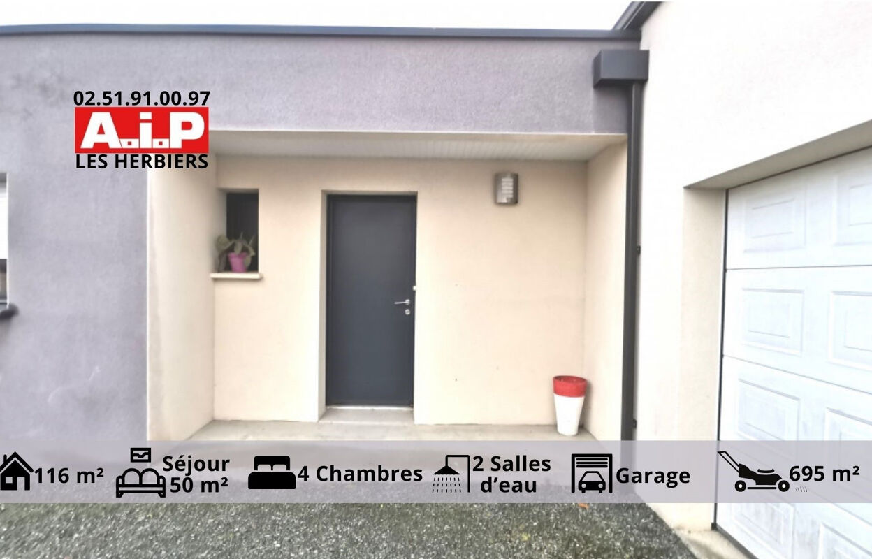 maison 5 pièces 116 m2 à vendre à Bazoges-en-Paillers (85130)