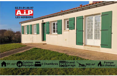 vente maison 250 800 € à proximité de Chambretaud (85500)