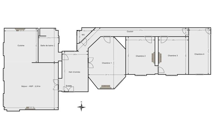 Bel appartement coup de cœur - 122 m² - Charme de l'ancien, très belle copropriété, 4 chambres - 75010 Paris — photo 3