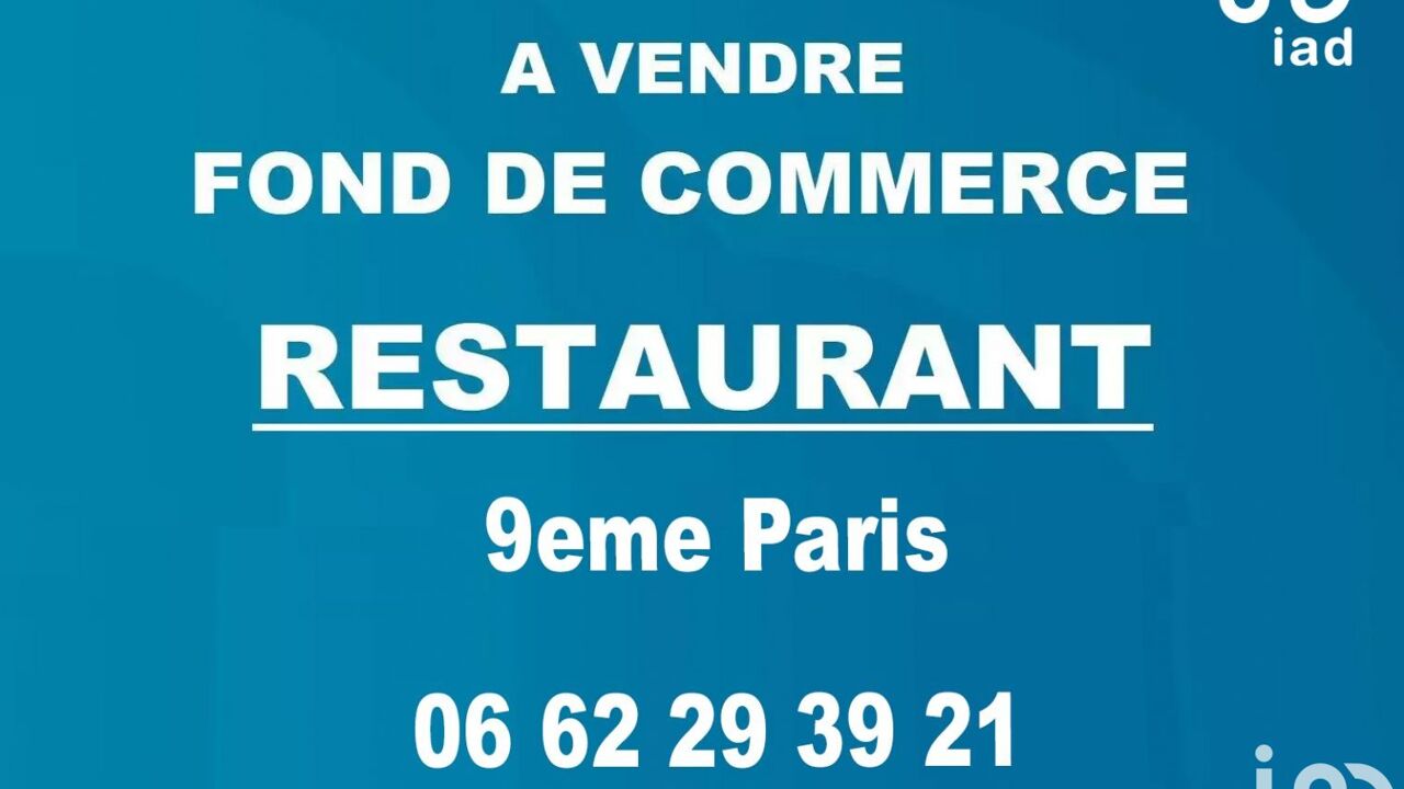 commerce  pièces 32 m2 à vendre à Paris 9 (75009)