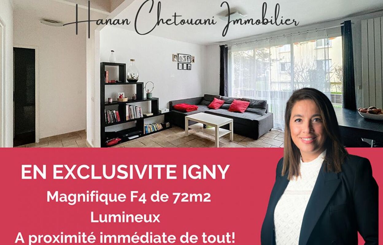 appartement 4 pièces 72 m2 à vendre à Igny (91430)