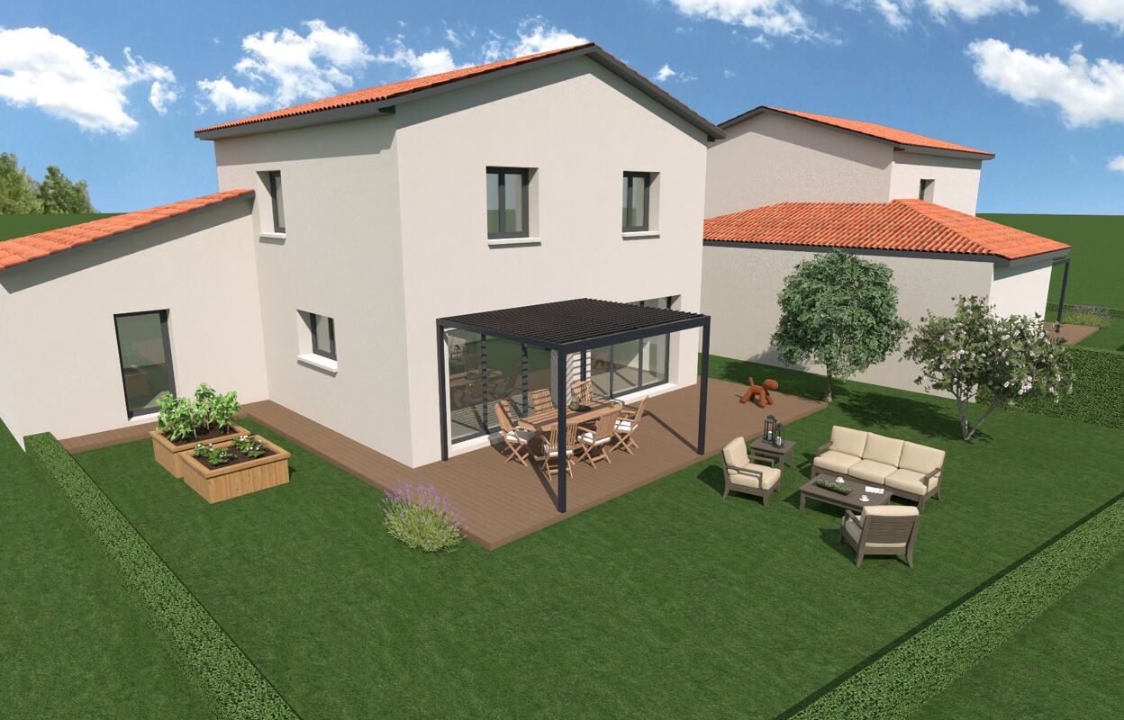 maison 90 m2 à construire à Brindas (69126)