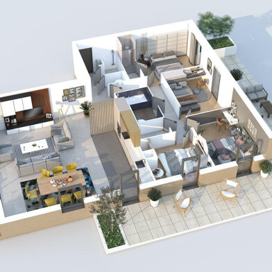 Appartement 5 pièces 131 m²
