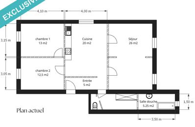 appartement 4 pièces 86 m2 à vendre à Morlaix (29600)