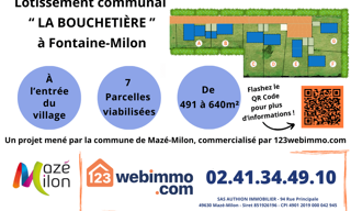 Terrain  641 m² à vendre à Loire-Authion (49630)