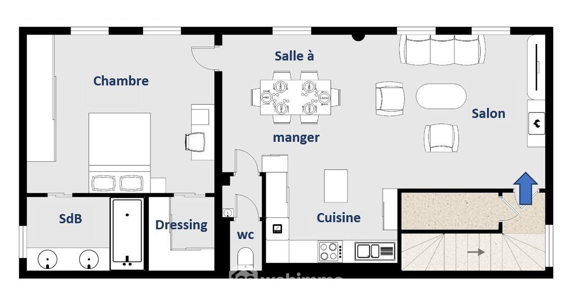 Appartement - 64m² - Paris