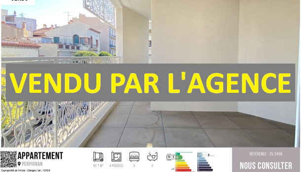 Appartement 4 pièces  à vendre Perpignan 66000