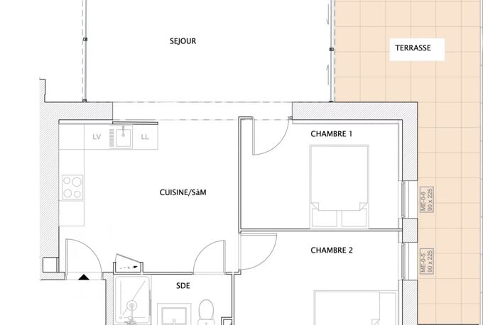 Local commercial - 3 pièces - 73m2 - Nice Ouest — photo 2