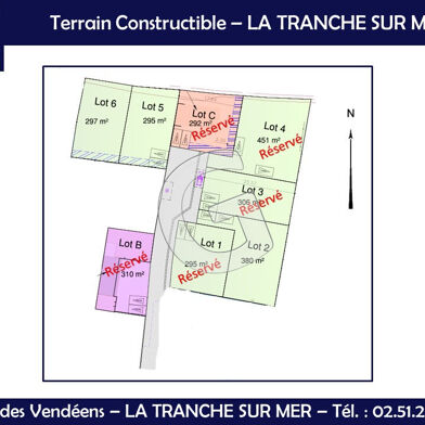 Terrain 380 m²