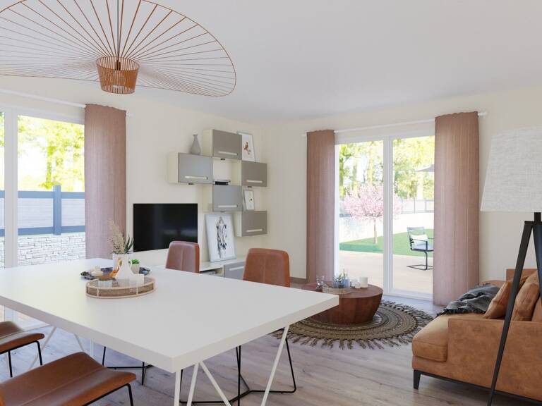 Maison neuve RE2020 au cœur de St-Bonnet-le-Château sur terrain viabilisé, proche de Saint Etienne — photo 1